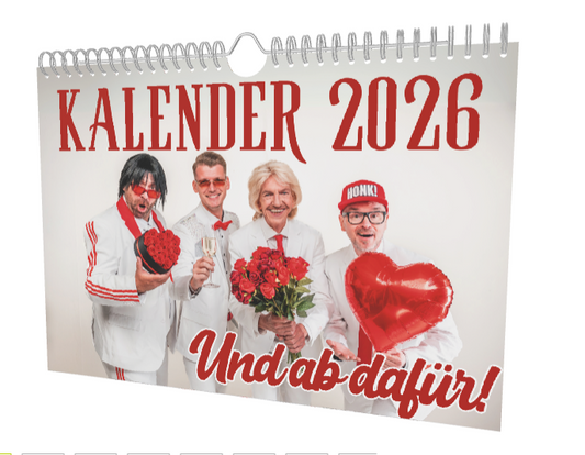 Der Beerstreetboys-Kalender 2026 – 12 Monate pure Amore!