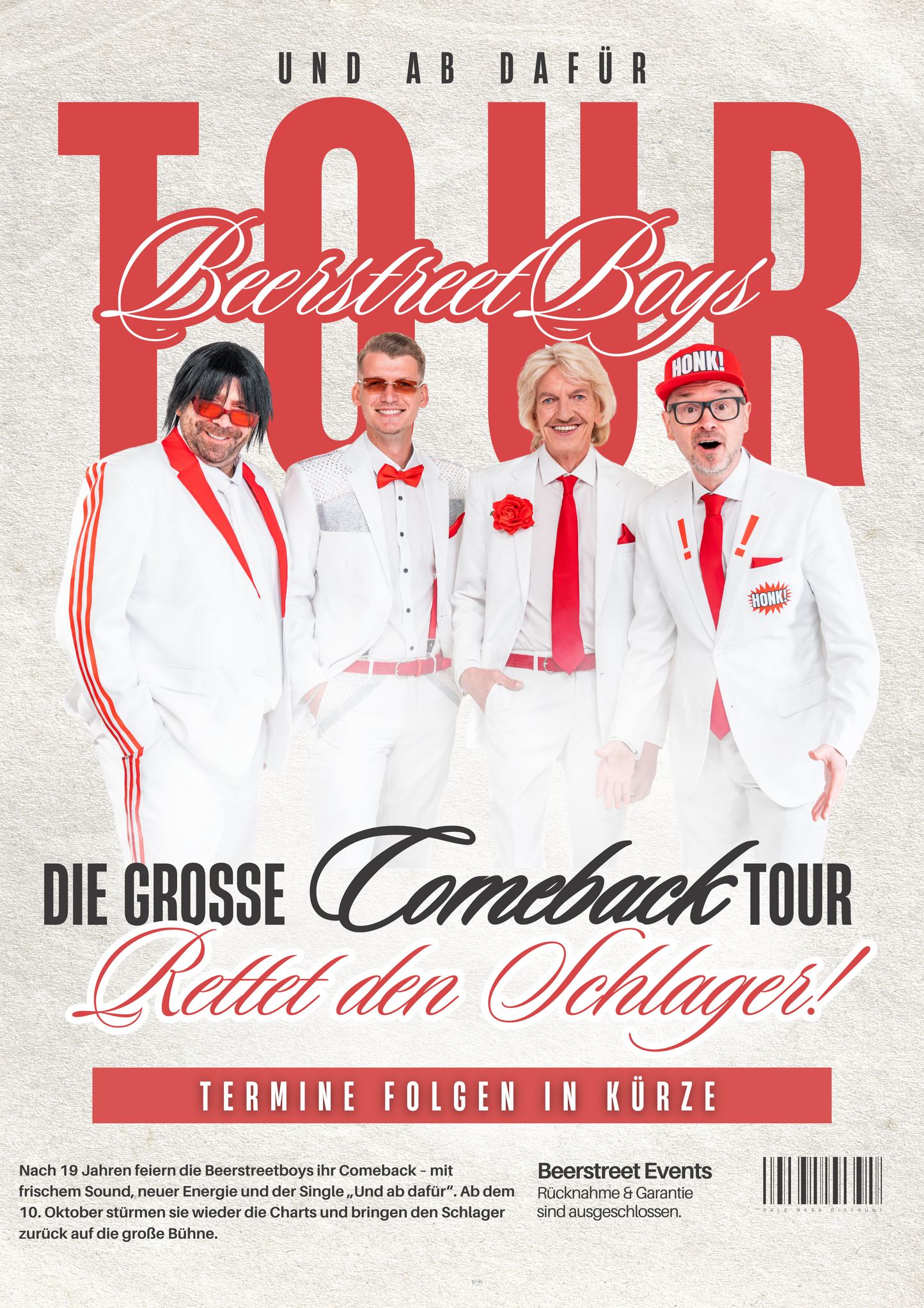 Das offizielle „Rettet den Schlager“-Plakat ist da!