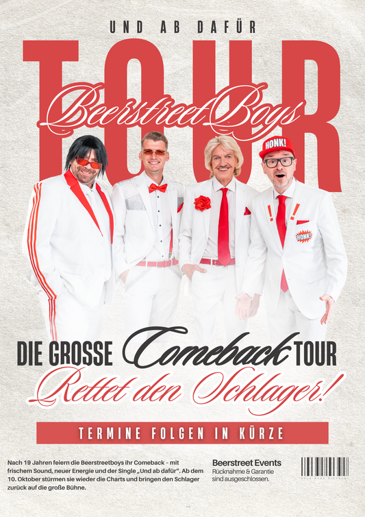 Das offizielle „Rettet den Schlager“-Plakat ist da!